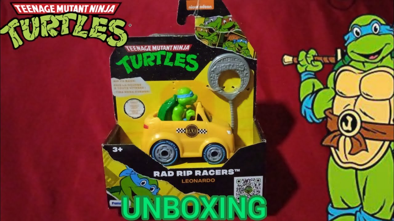 Unboxing Teenage mutant ninja Turtles Rad Rip Racers
