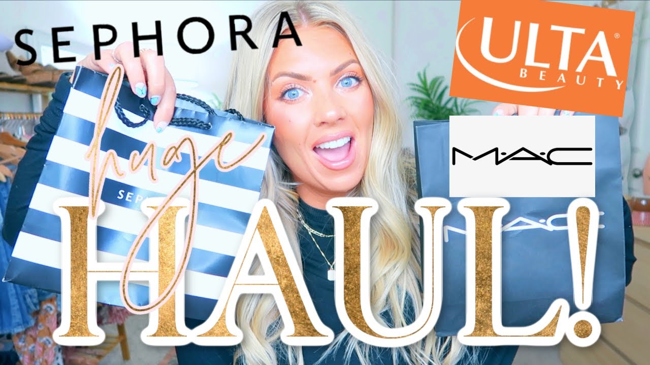 HUGE Ulta, Sephora & MAC Haul | NEW Clinique & Huda Beauty Foundation, Nude Lips & More!