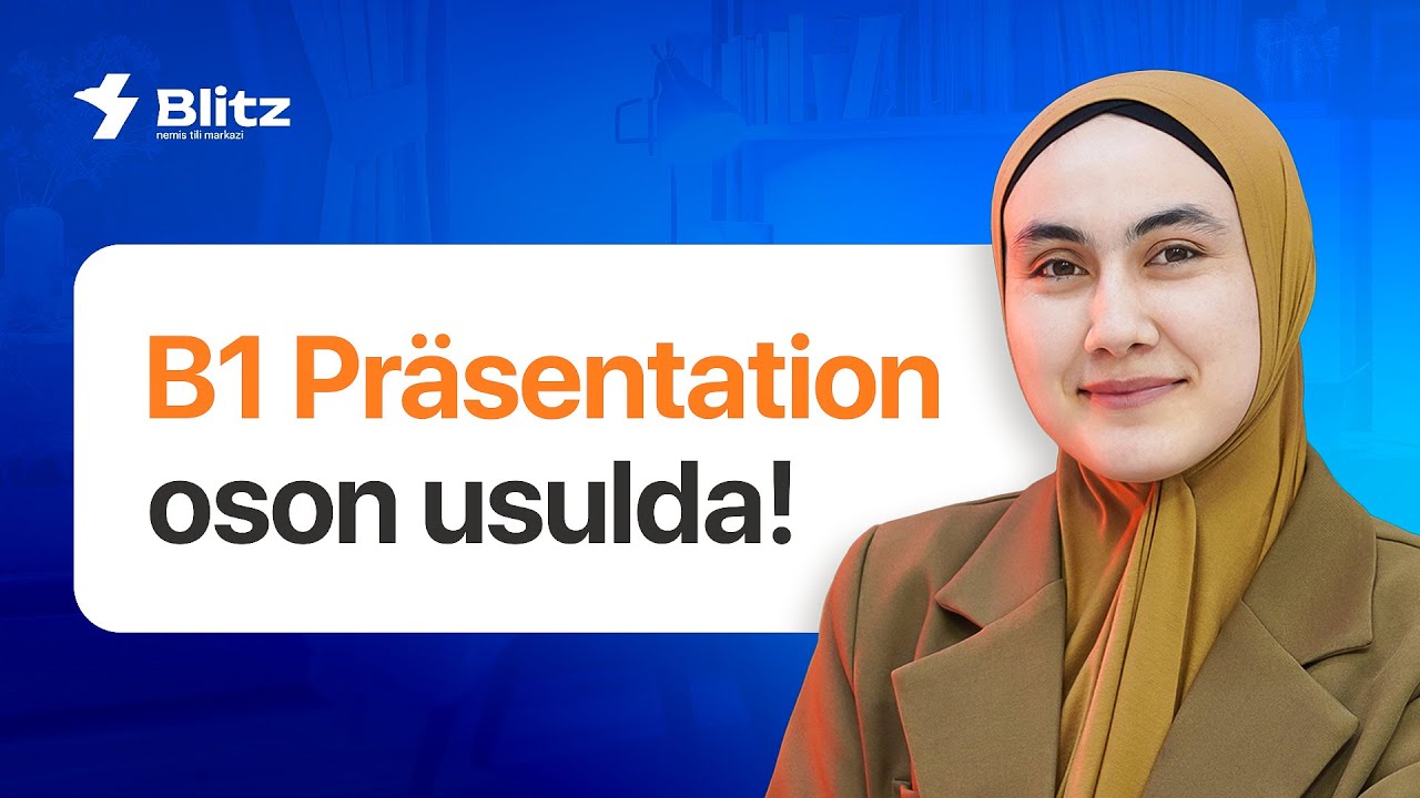 B1 Präsentation, oson usulda 37-dars