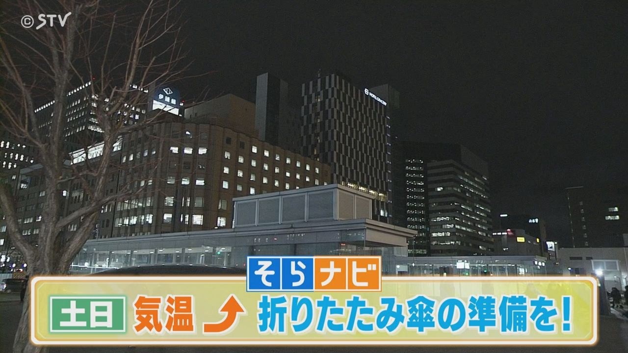 週末の北海道…気温上昇　折りたたみ傘の準備を！【上原予報士とあいるのそらナビ】