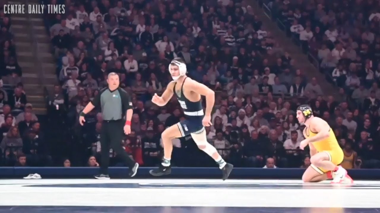 Scenes from Penn State's Alex Facundo's ultimate tiebreaker win in Michigan dual