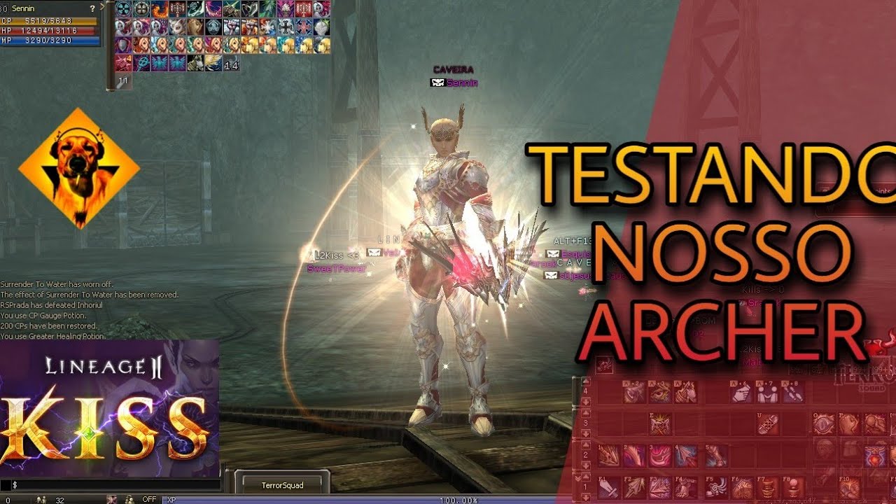 FAZENDO UNS PVP COM A GLR, L2KISS, LINEAGE 2