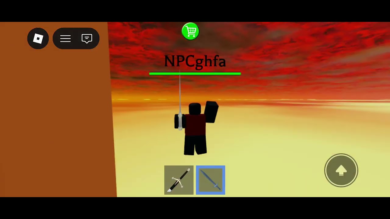 Sword fight on the heights using my old account (pt.1)