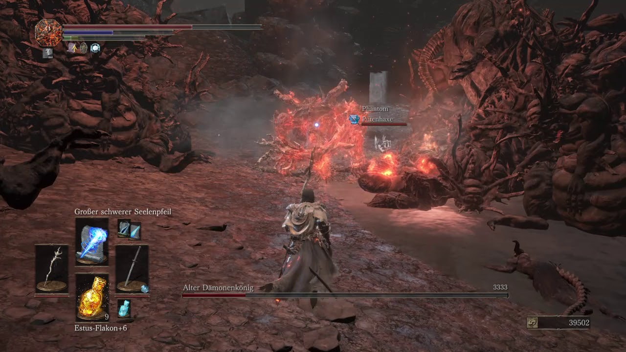 Putenhaxe & Gugelhupf p&uuml;mpeln den D&auml;monenk&ouml;nig durch den Abfluss in die Wasserwerke. DARK SOULS&trade; III
