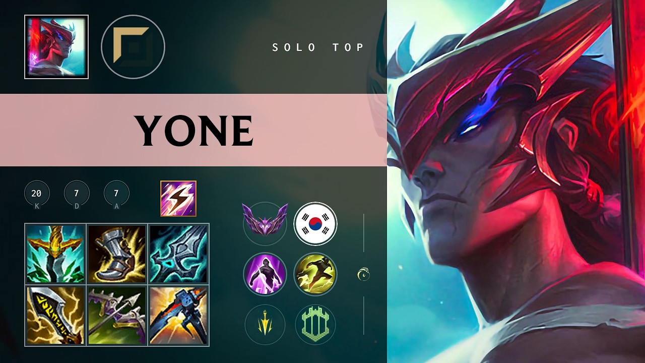 Yone Top vs Smolder - KR Master Patch 26.09