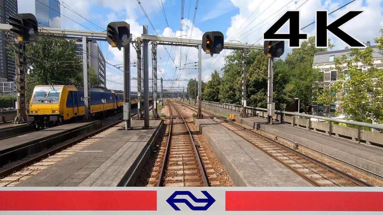 4K CABVIEW HOLLAND Dordrecht - Rotterdam VIRM 14aug 2019