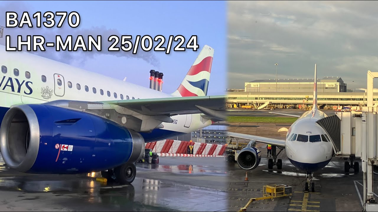 British Airways A319 LHR-MAN