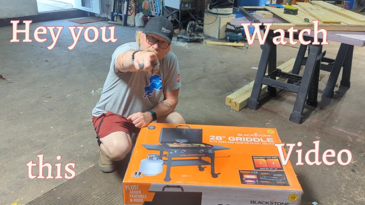 Blackstone 28" griddle unboxing and review come join us...