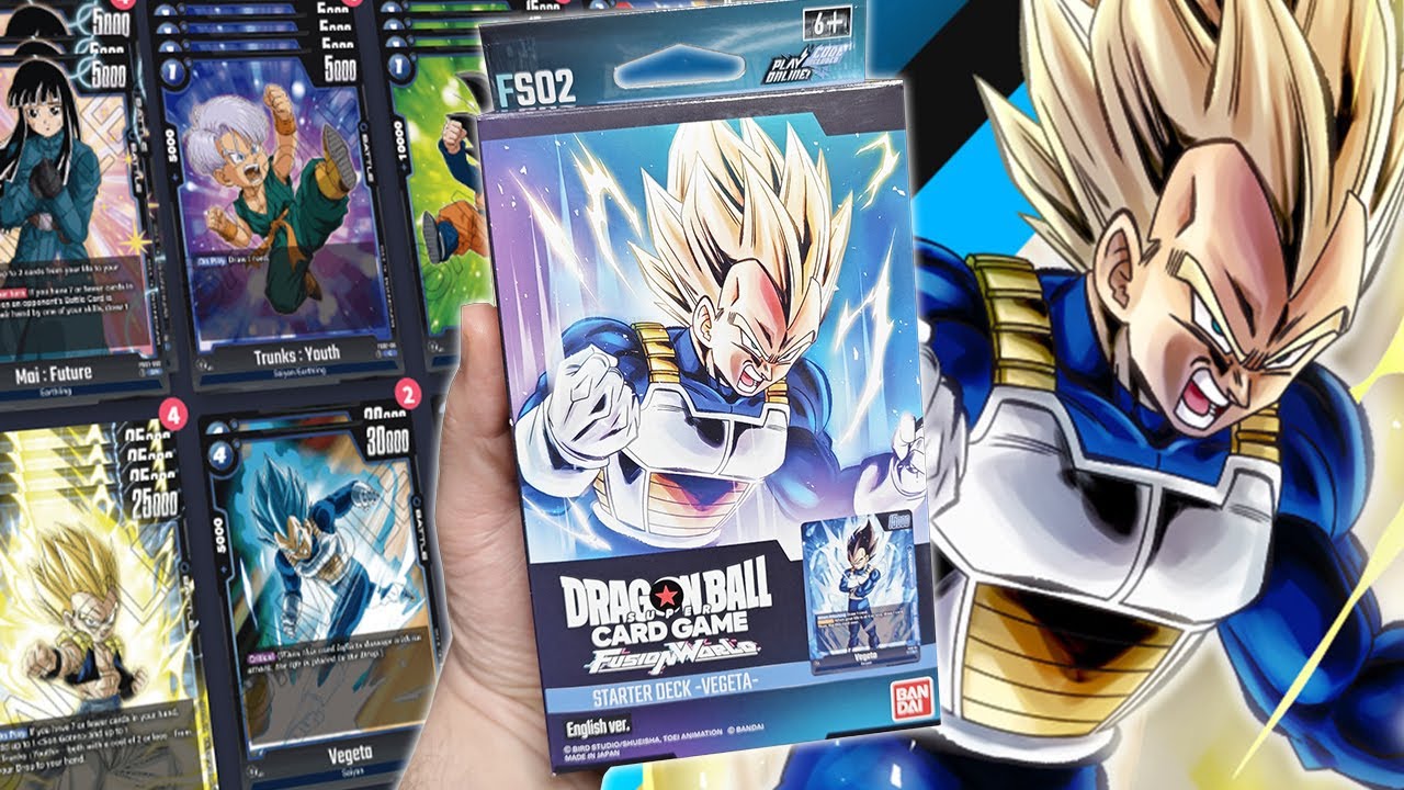Vegeta Starter Deck FS02 | Unboxing & Competitive Deck List - DBSCG Fusion World