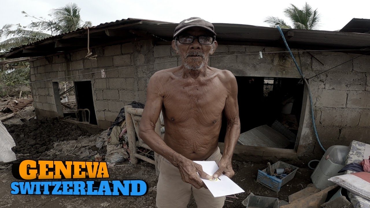 DUMATING NA ANG TULONG SA MGA NATABUNANG BAHAY SA AGONCILLO BATANGAS GALING SA GENEVA SWITZERLAND!
