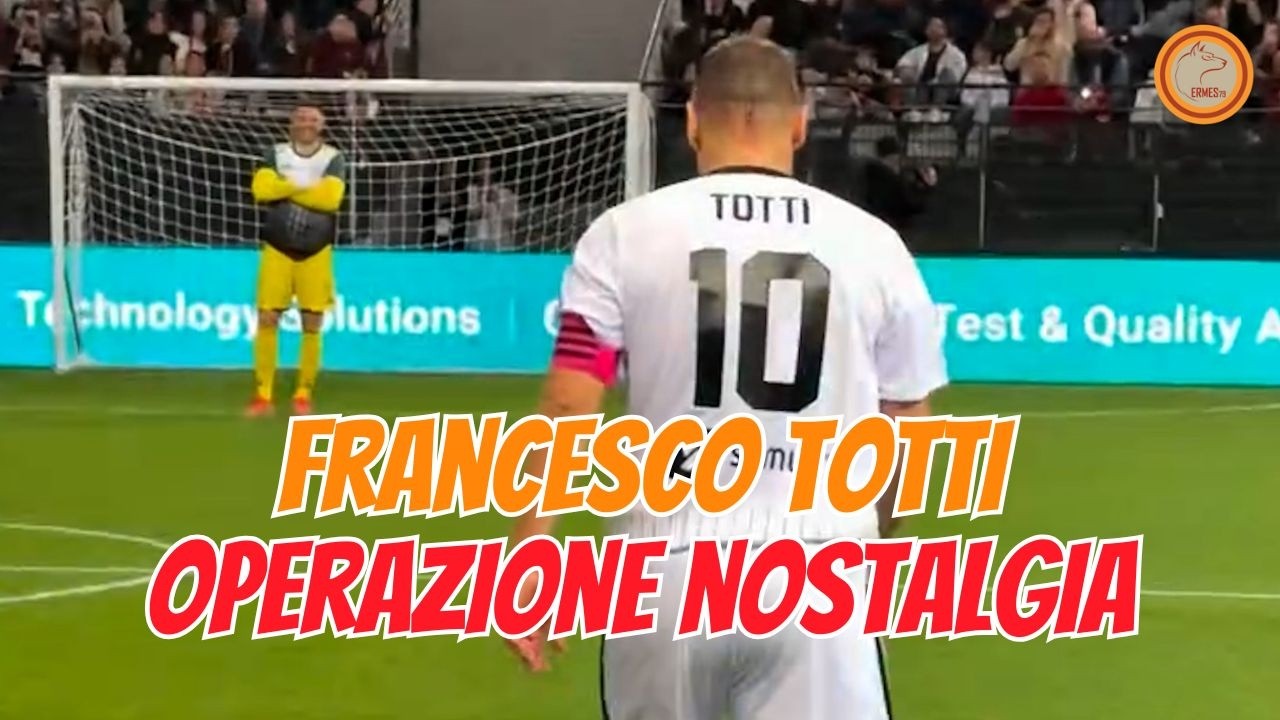 Totti in campo a 33 anni dal debutto 🔥 Operazione Nostalgia all&rsquo;EUR