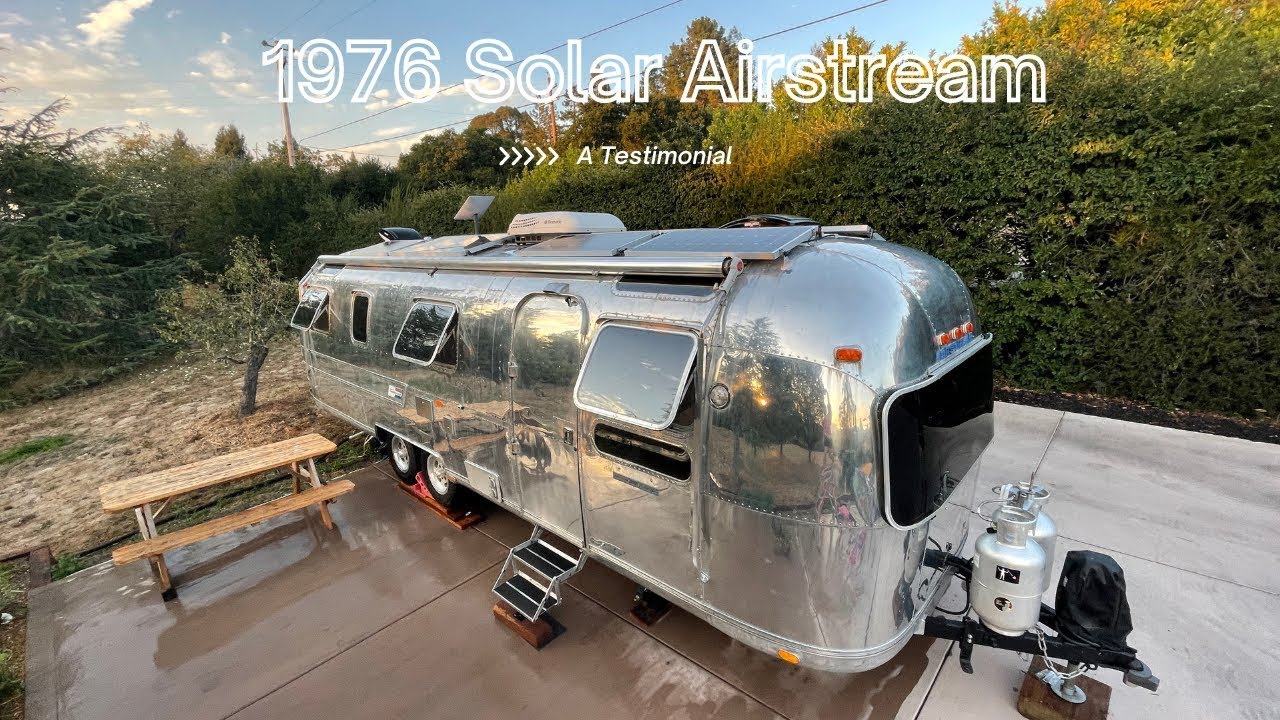 Remodeled 1976 Solar Powered Airstream Vintage Trailer  