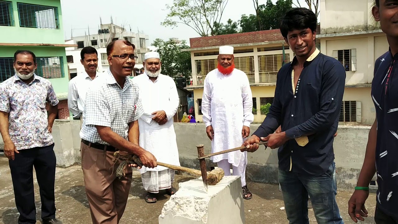 ‌বিদ্যাল‌য়ের ছয় তলা ভবন  উ‌দ্বোধন Baunia Abdul Jalil High School