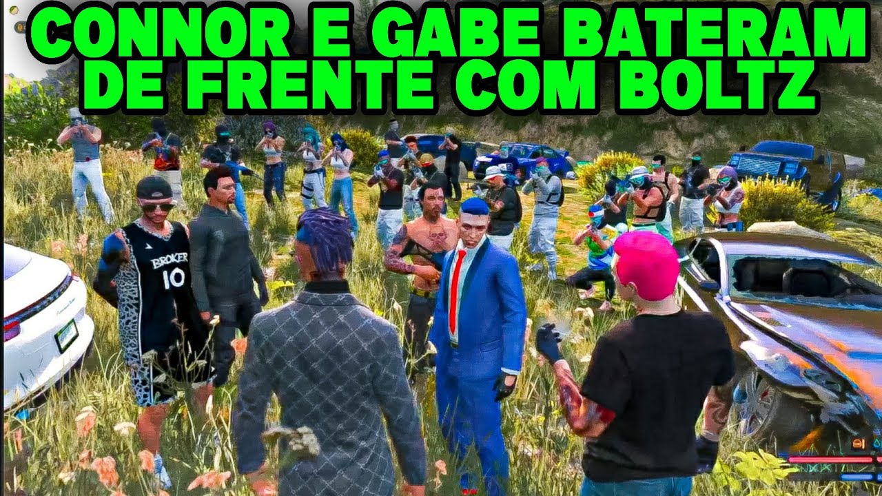 CONNOR E GABE FORAM PEGOS! ENCONTRARAM COM BOLTZ E FRANJAS RESGATARAM - LIVEIRO GTA RP