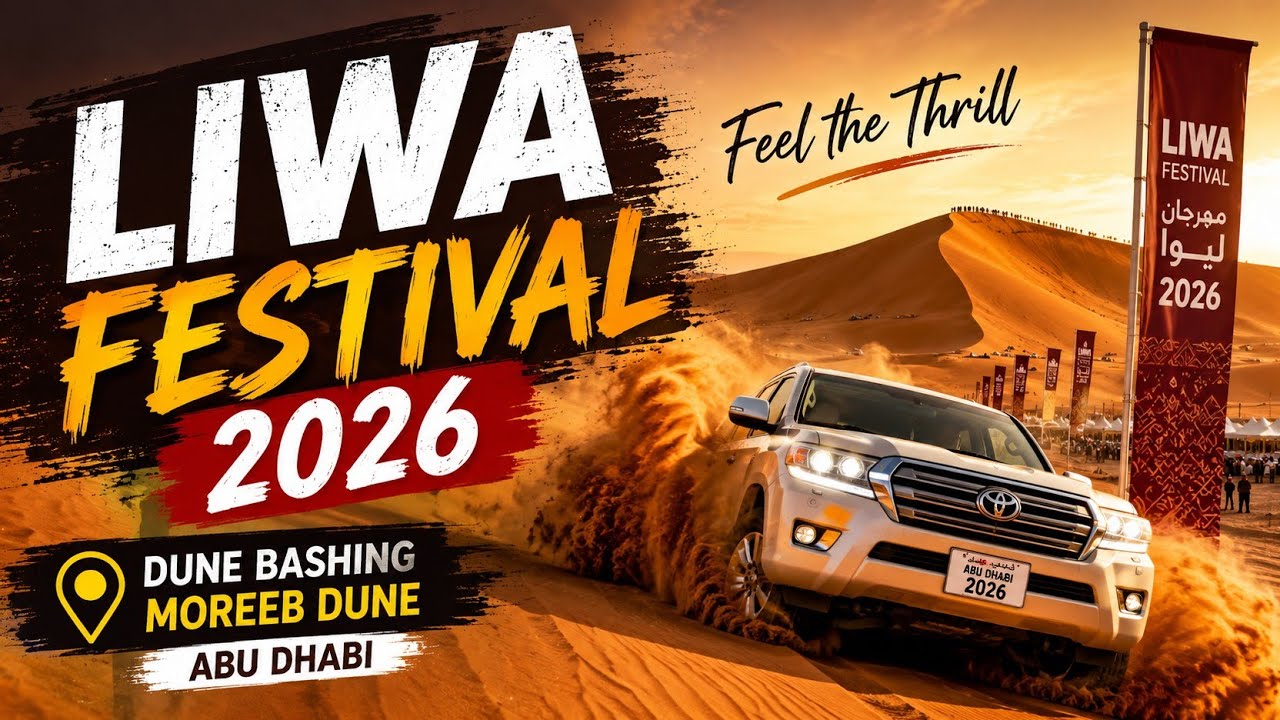 Liwa 2026 l Liwa Festival and Moreeb Dune  Bashing l Mansoor Speaks 