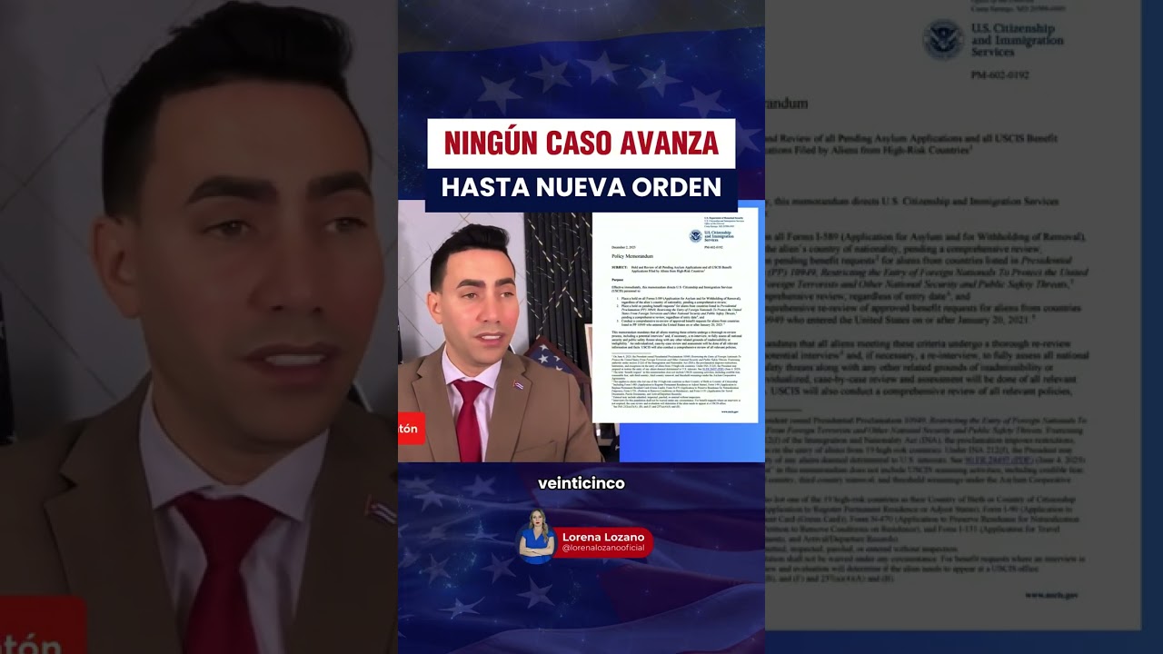 Suspenden desiciones de aprobaciones a Cubanos, Venezolanos