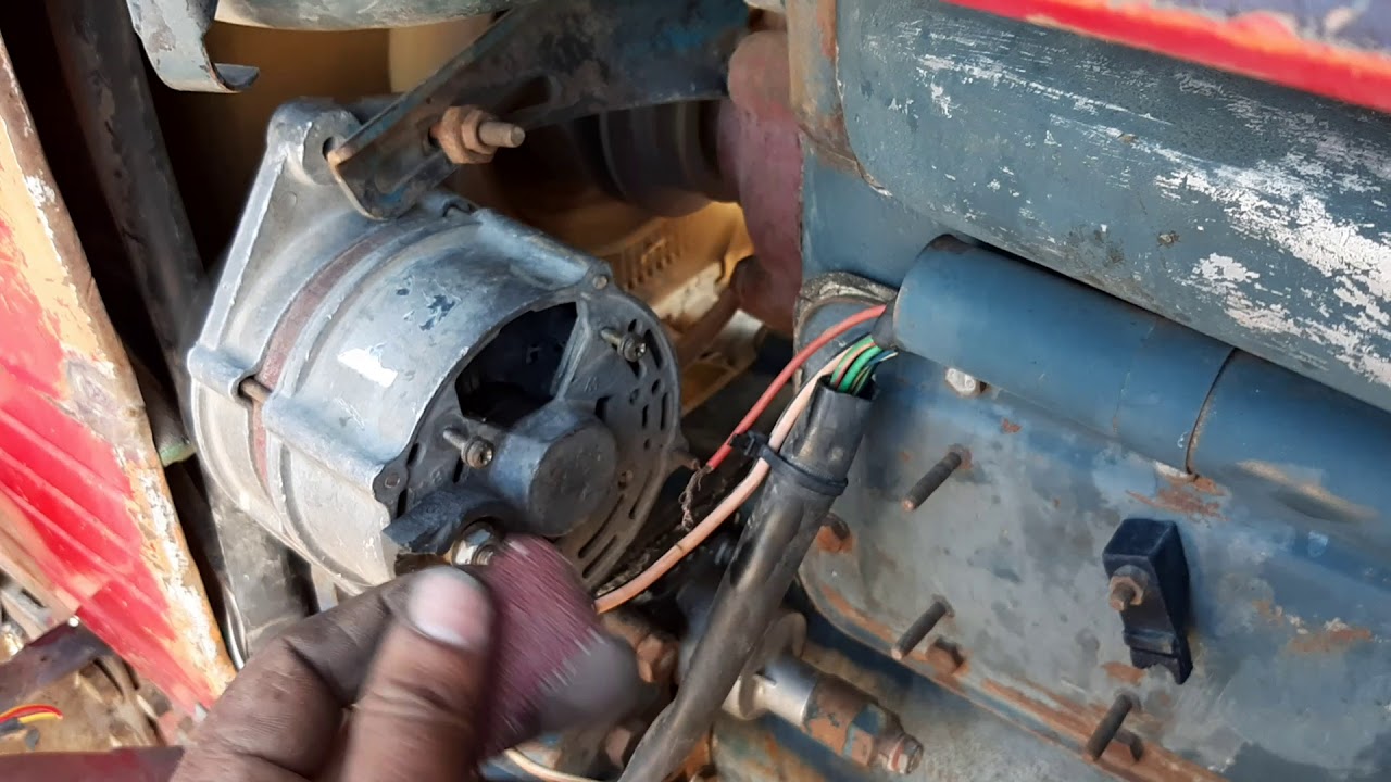 عطل دينمو جرار زراعي بسبب صدى ارضى الكتاوت