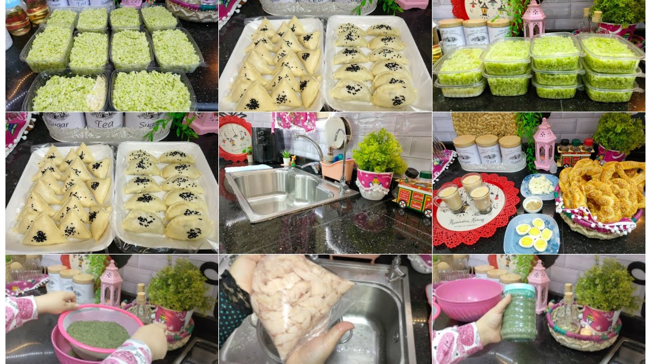 افكار لتوفير الوقت في رمضان تجهيزاتي الاساسيه👌سحور خفيف لشهر رمضان بأقل التكاليف