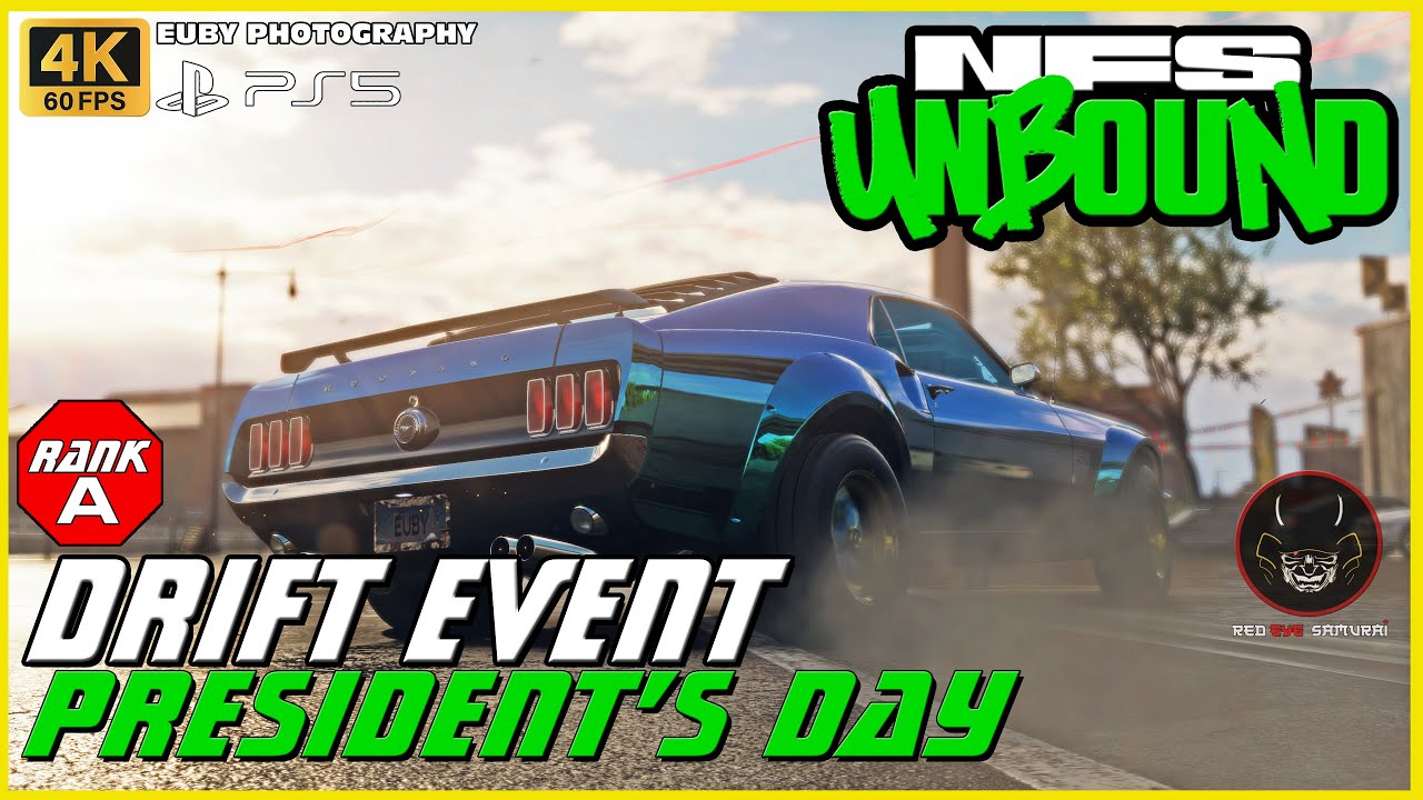 NFS Unbound - Drift Event: President's Day | Ford Mustang 1969 | Rank A (Gameplay - 4K | 60FPS)