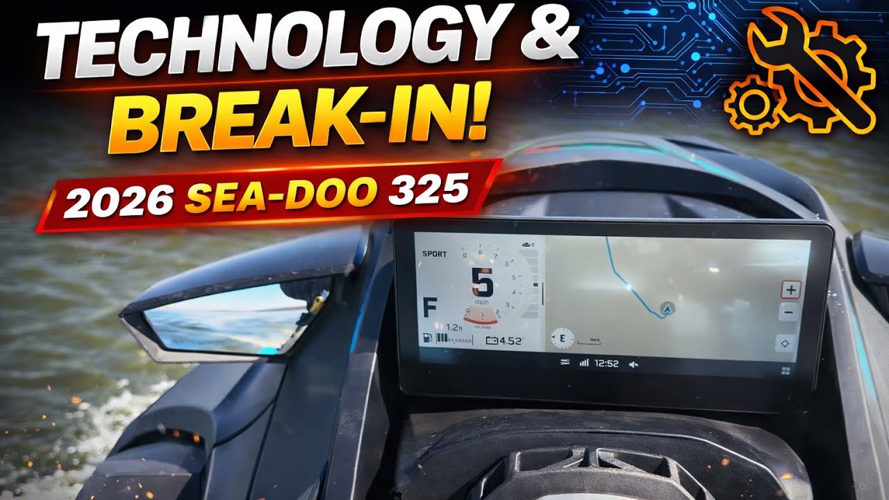 2026 Seadoo 325 Technology and break in