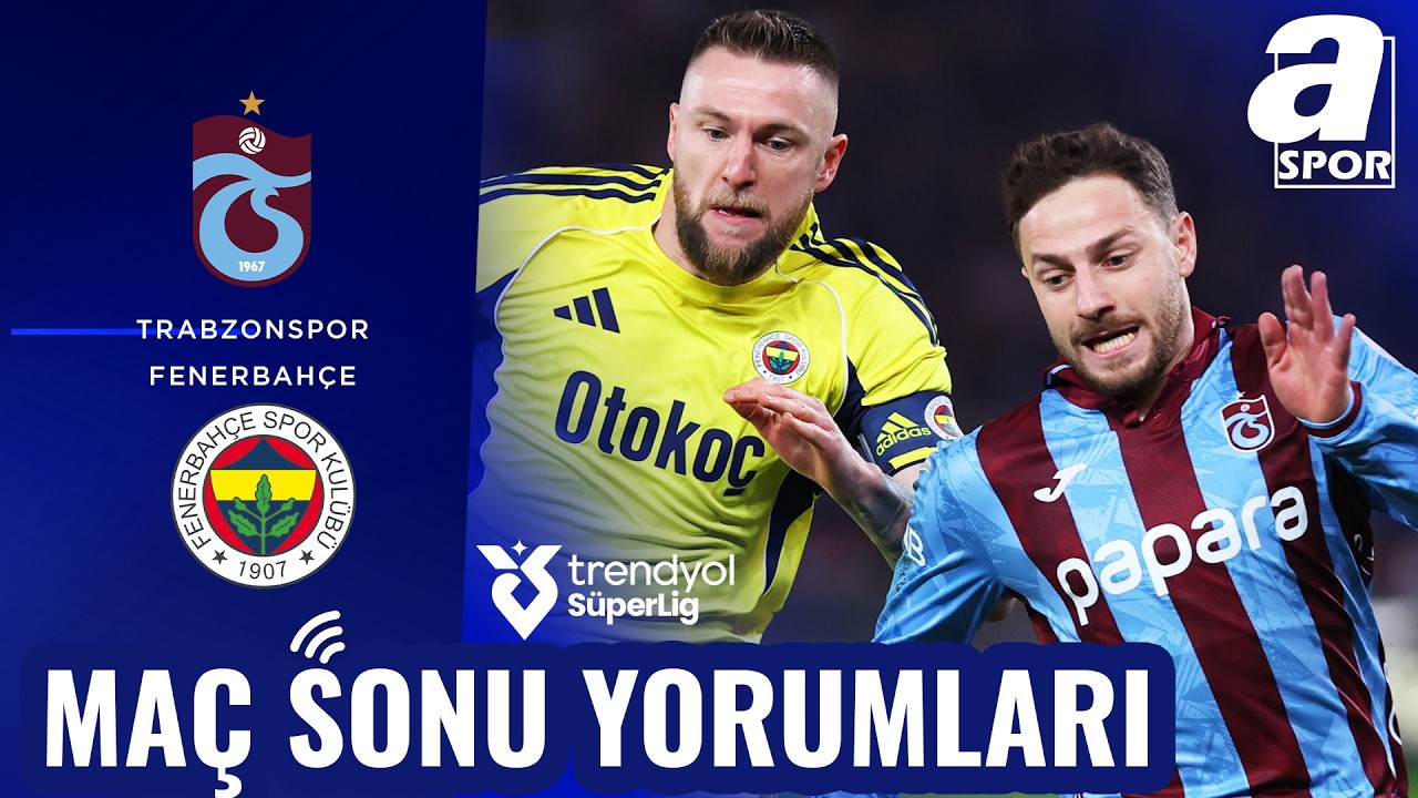 Trabzonspor - Fenerbahçe Maçının Tartışmalı Pozisyonları