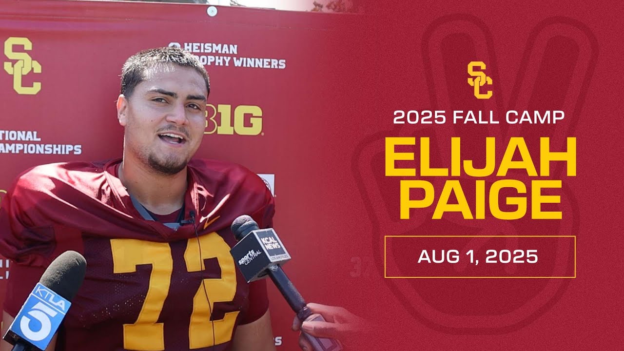 USC OL Elijah Paige | Trojan Fall Camp 8.1.25