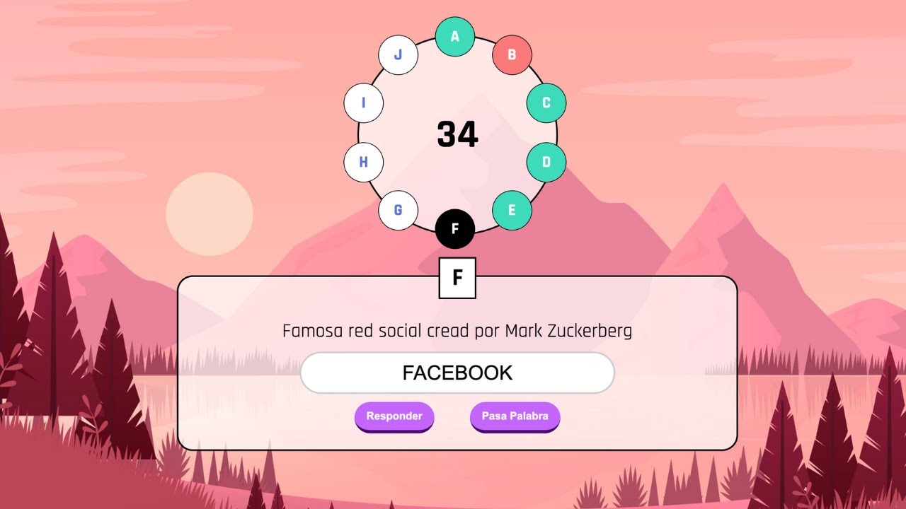 Crea tu propio juego Pasapalabra usando HTML, CSS y JavaScript - PASO A PASO