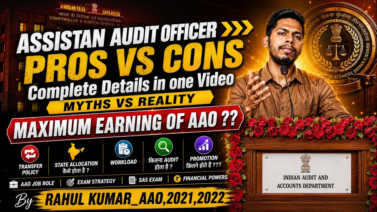 SSC CGL AAO: 5 Hidden Pros & Cons You Must Know🔥#aao #cgl_2026 #cgl