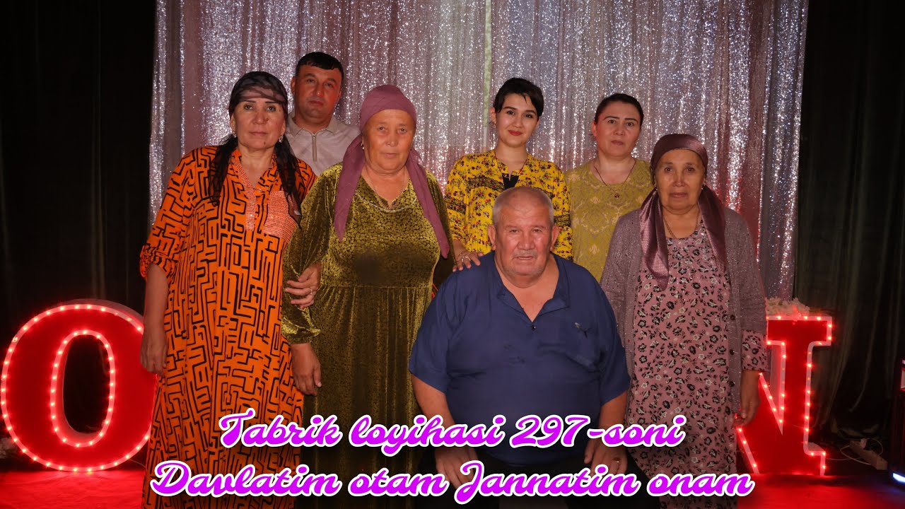 Tabrik loyihasi 297-soni Farxod aka va Munisa tug'ilgan kuni ..