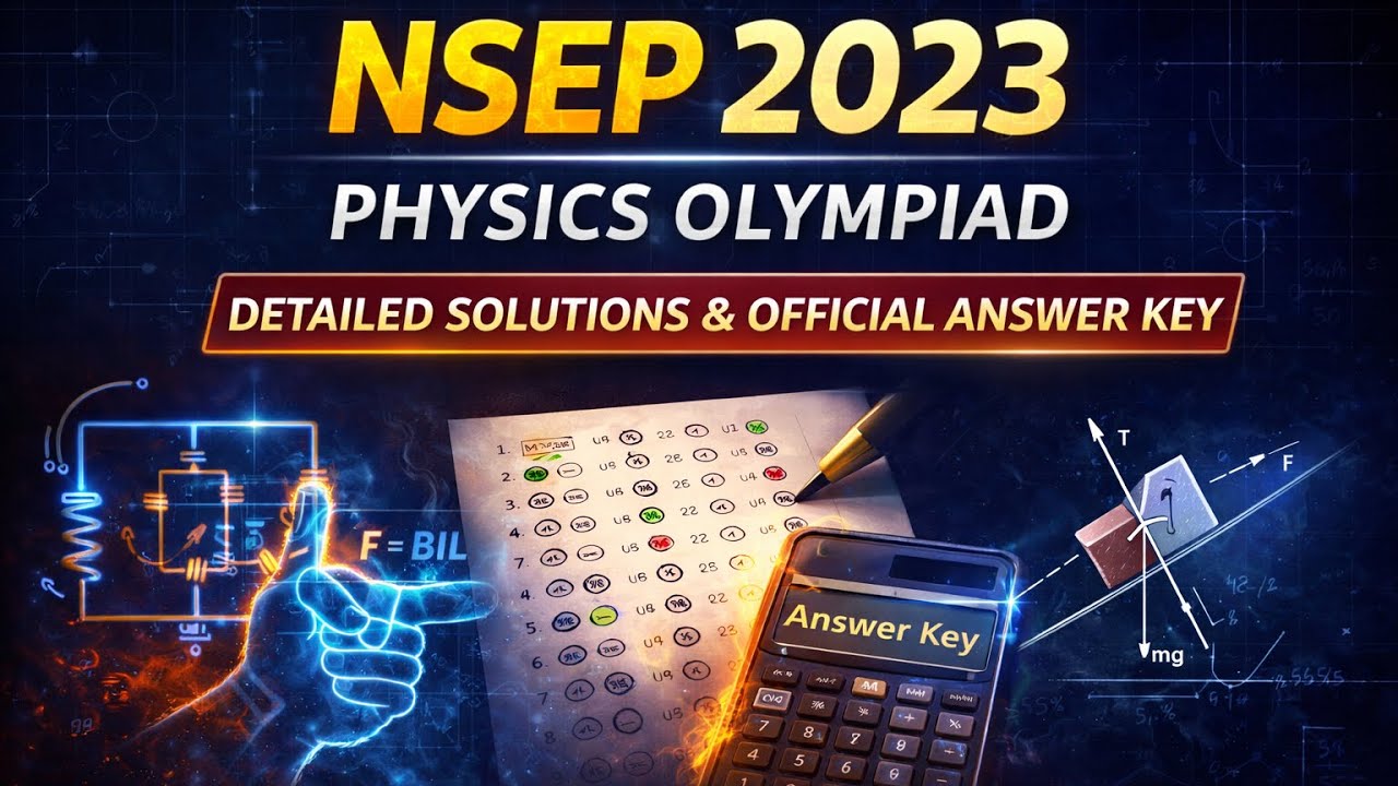 Official-Level Solutions | NSEP Physics Olympiad 2023 | Challenging questions inside 