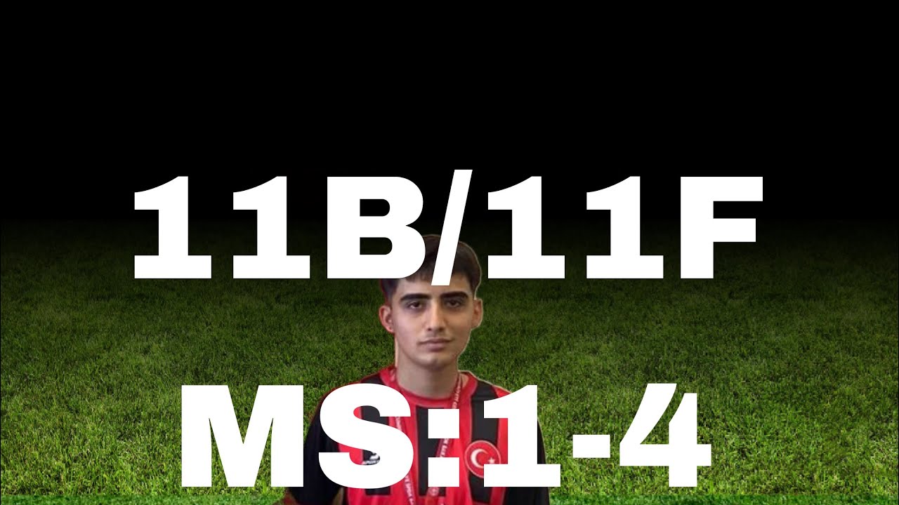 11B/11F 1-4 Ağır bir mağlubiyet..