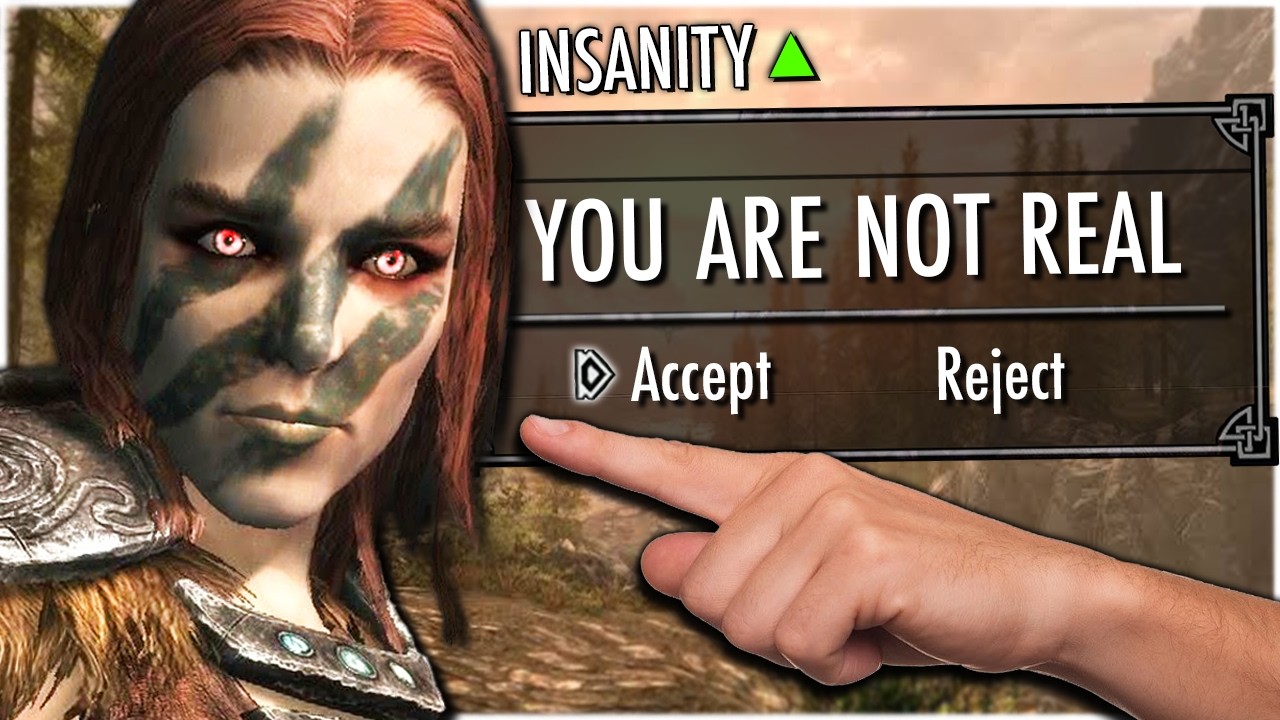 I gave Skyrim NPC's intelligence and then drove them insane