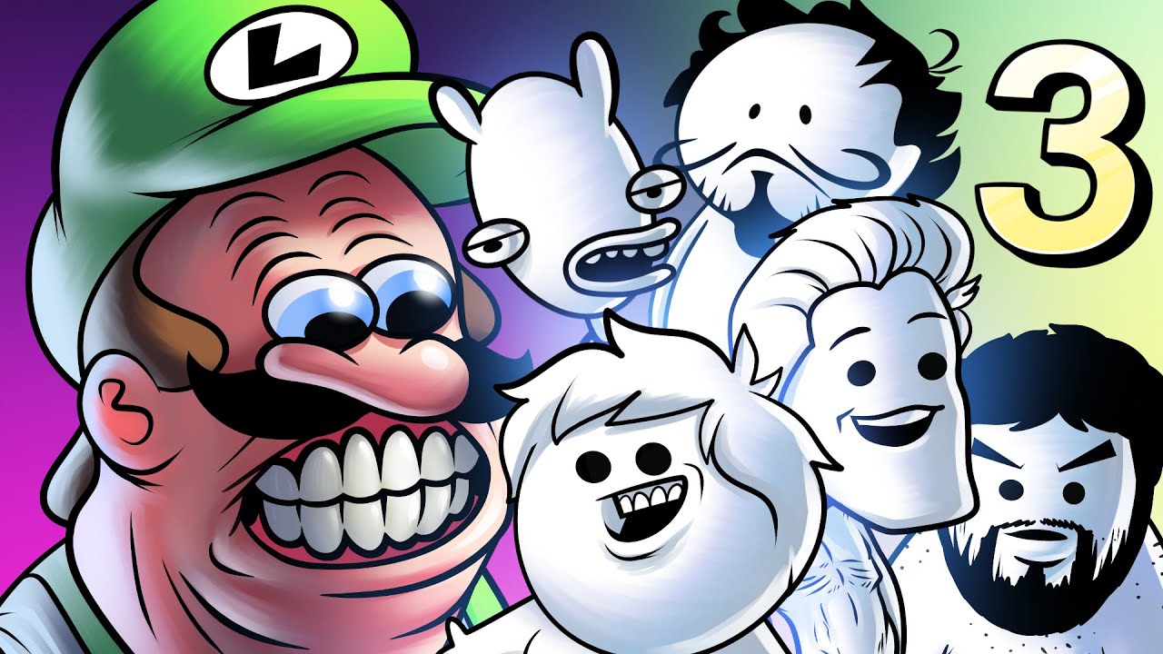 Oney Plays Luigi's Mansion WITH FRIENDS - EP 3 - Fat Ghost