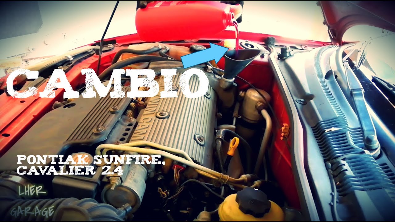 CAMBIO DE ACEITE PONTIAK SUNFIRE, CAVALIER 2.4LTS || LUIS HER