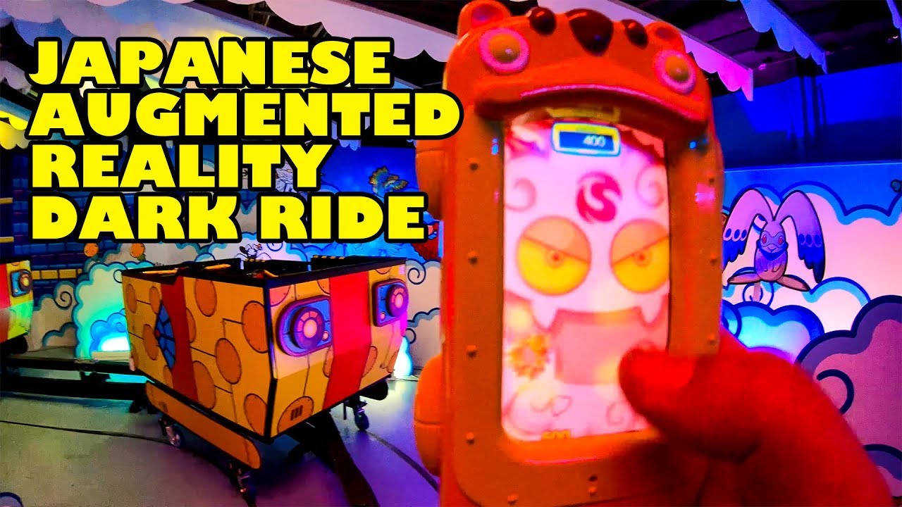 Фанк японская дополненная реальность Dark Ride Cosmoworld Yokohama Japan 4K POV Smog Kingdom Adve...