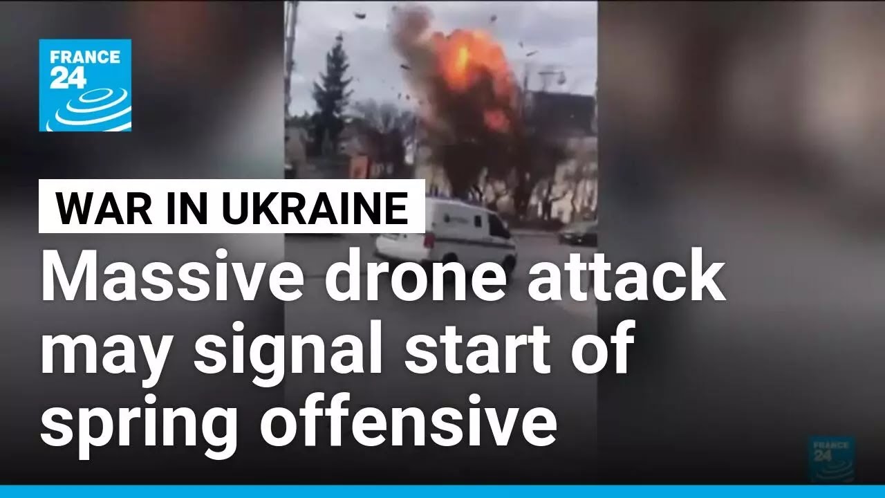Russia rains drones on Ukraine, killing eight, hitting UNESCO site in Lviv &bull; FRANCE 24 English