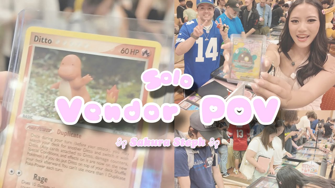 She Vends Alone?!? 😱 | (Solo) Vendor POV Series Ep. 1 | Sakura Steph 🌸
