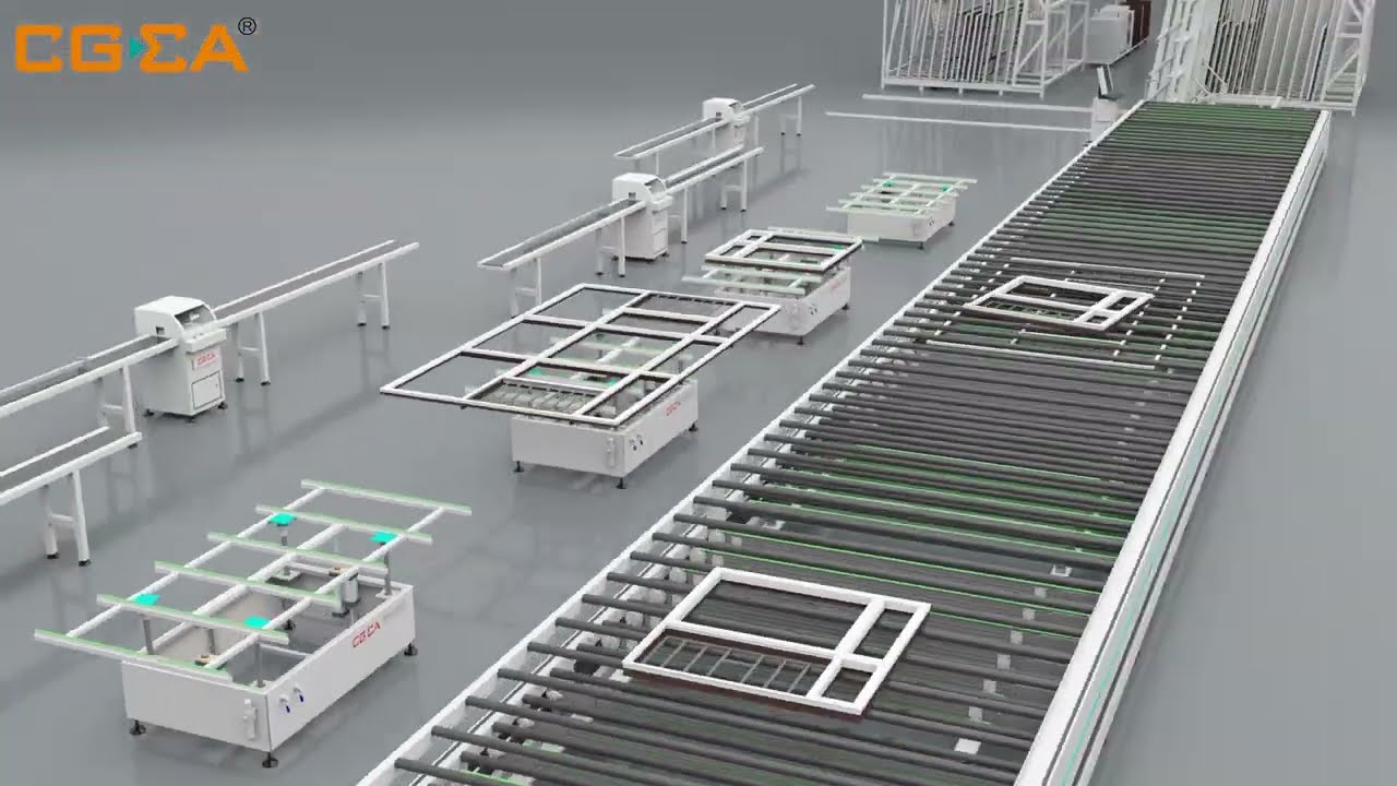 CGMA Aluminum Window and Door automatic assembling line MES system