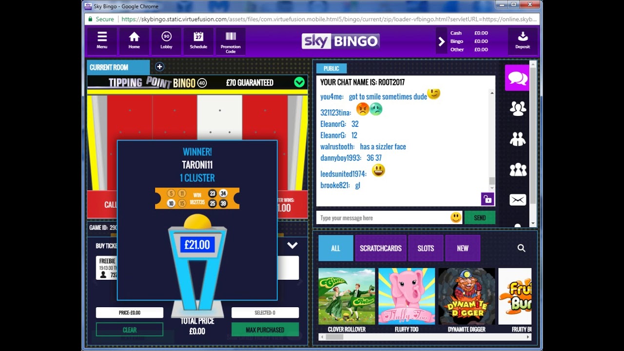 Sky Bingo Free Tickets No Wins