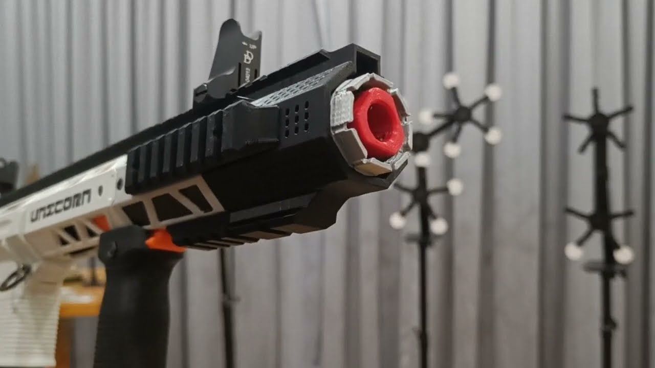 Tri-star spinning target testing with a XYL Unicorn outfitted with the Shanye kit.