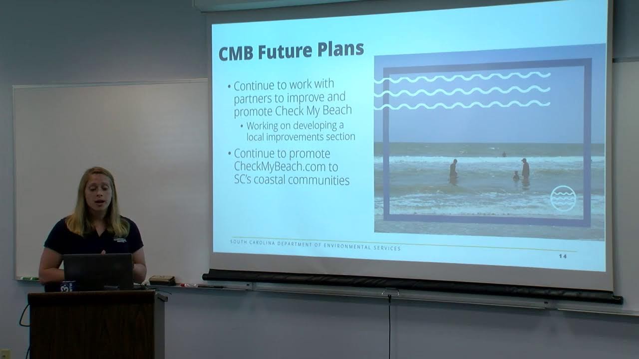 SCDES talks beach water quality monitoring