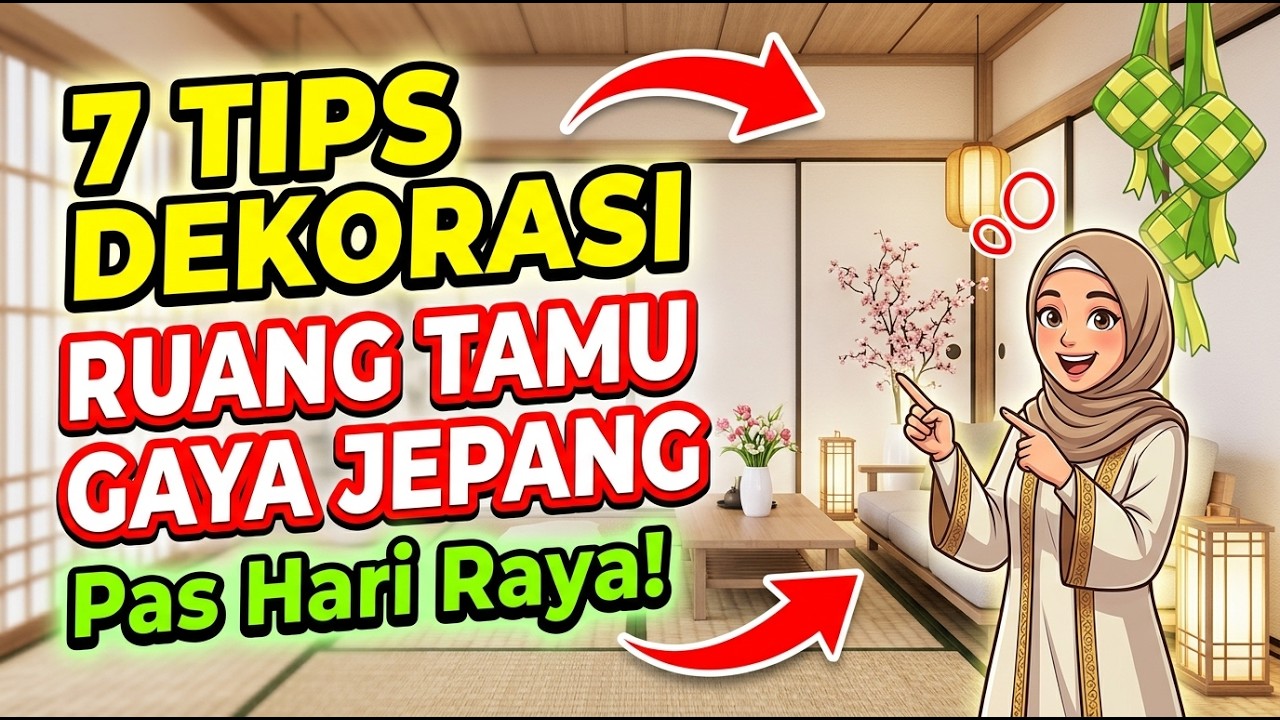 7 Tips Dekorasi Ruang Tamu Rumah Jepang, Saat Hari Lebaran