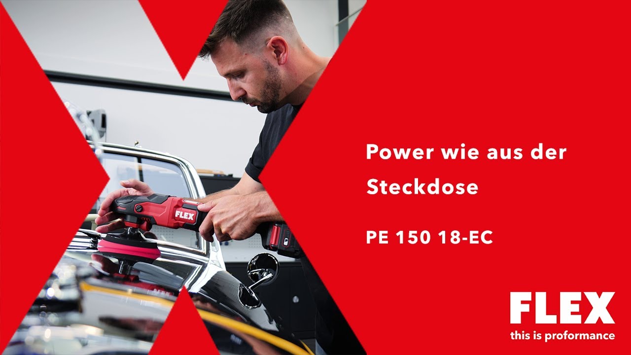 FLEX PE 150 18-EC - kabellose Power f&uuml;r maximale Abtragseffizienz