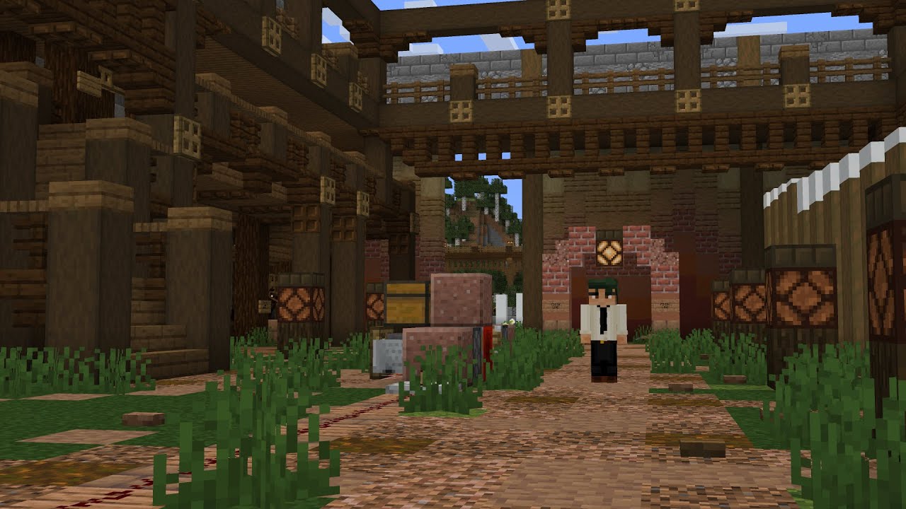 Synn0's Minecraft Survival EP 27: Horse Stables and Paths