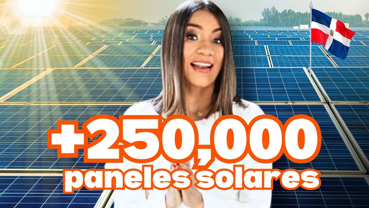 El parque SOLAR más GRANDE del Caribe (Está en RD)
