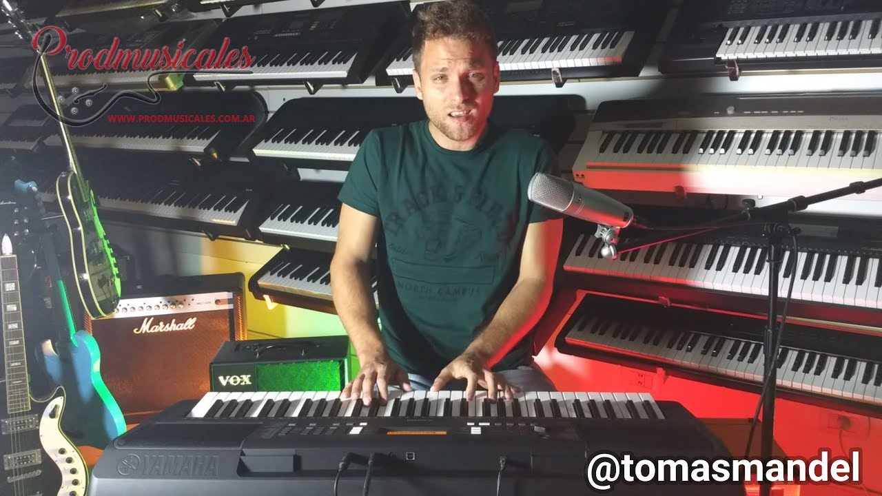 Teclado Yamaha PSR E363 Prueba, Características y Funciones Prodmusicales / Español / Argentina