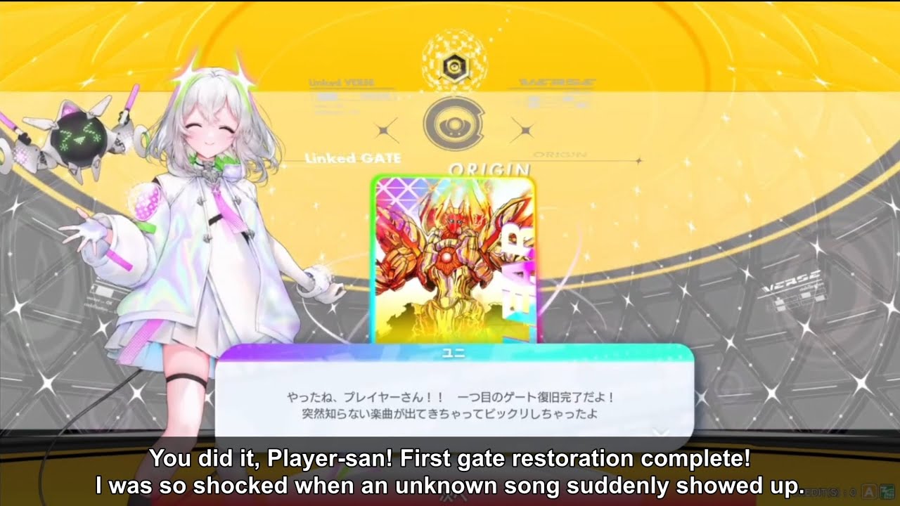 CHUNITHM Linked VERSE ep. ORIGIN Cutscenes [ENG Translations/日本語] - チュウニズム X-VERSE