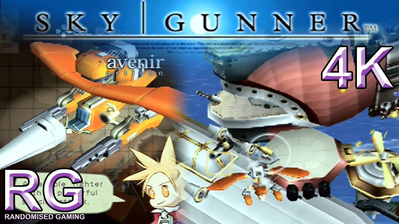 SkyGunner - PlayStation 2 - Intro & First Mission Gameplay [4K60]