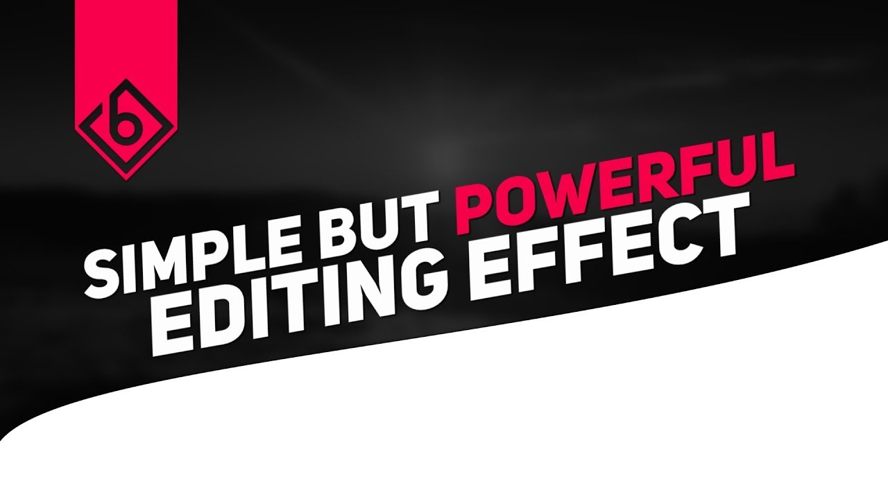 Simple But Powerful Editing Effect - Sony Vegas Tutorial