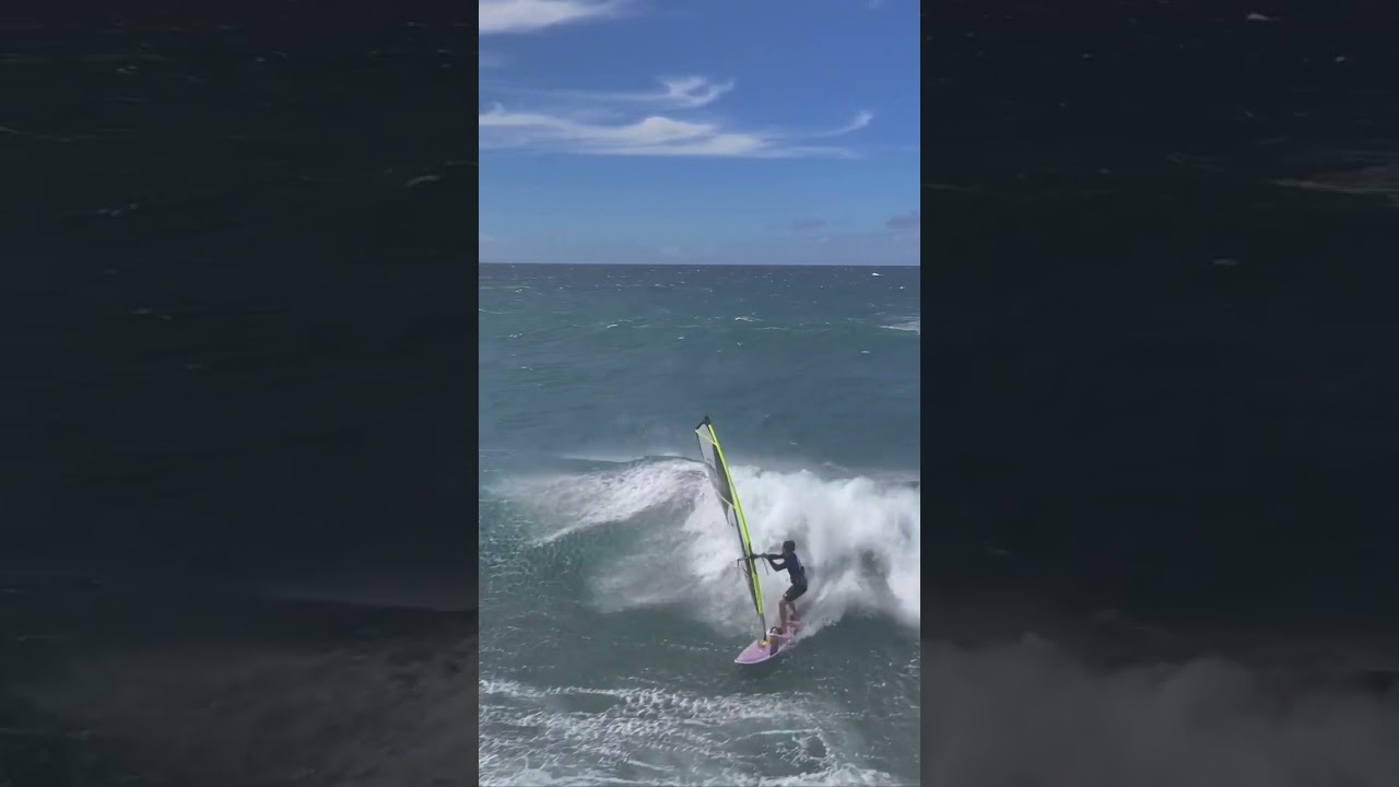 Slow motion windsurfing 🌊
